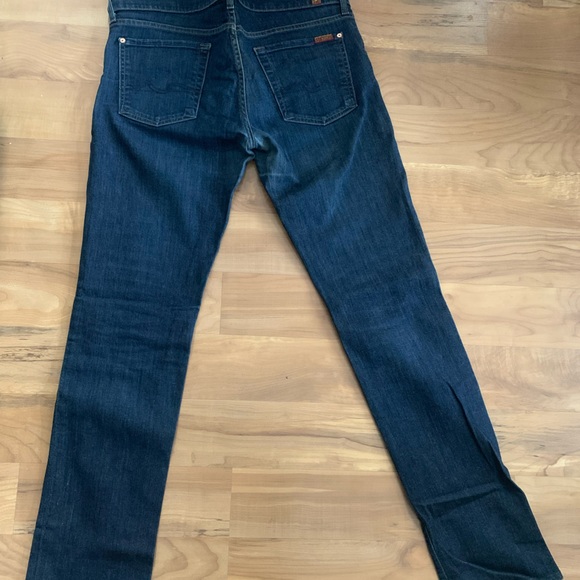 5-Pocket Straight Leg Jeans: 7 For All Mankind - Picture 5 of 14